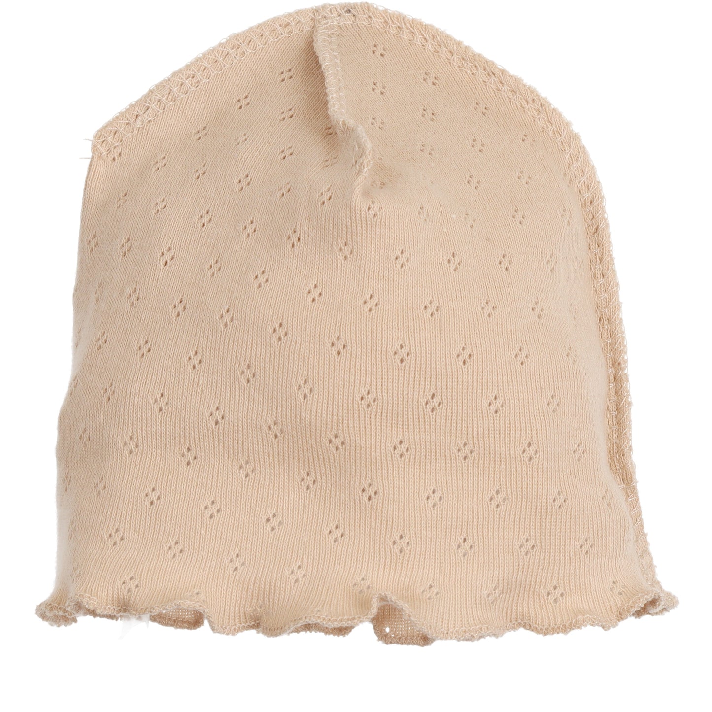 cappellino-per-neonati-colore-beige-tessuto-traforato-senza-risvolto